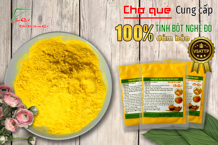 tinh bột nghệ đỏ